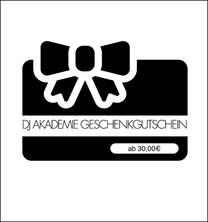 Dj Akademie - Geschenkgutschein